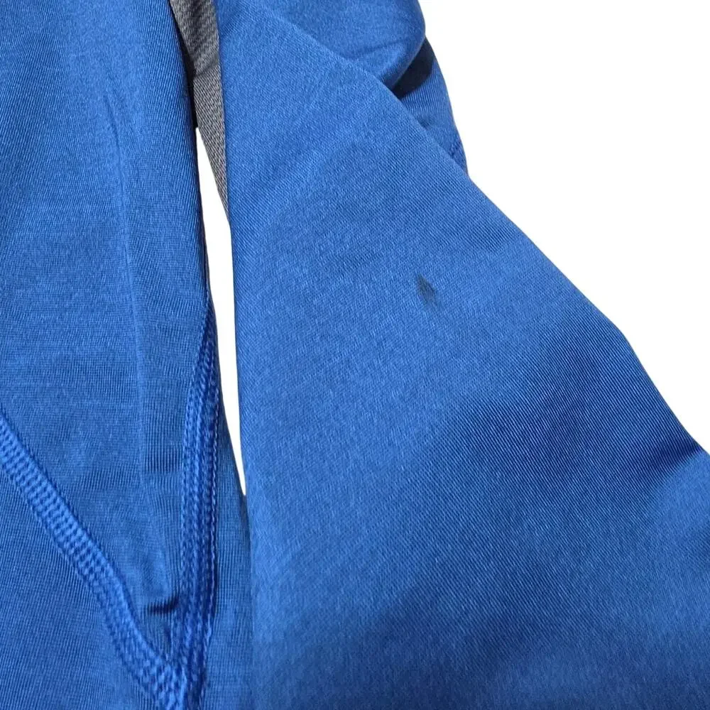 Shirt The North Face Long Sleeve Quarter Zip FlashDry Blue Grey Mens Medium